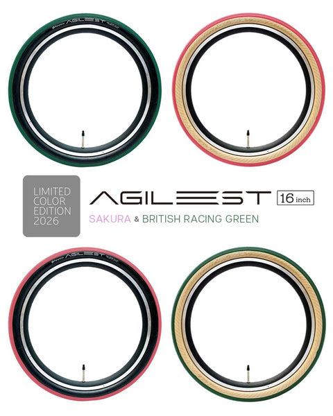 Panaracer 16" 349 AGILEST Folding Tire for Brompton Bicycle