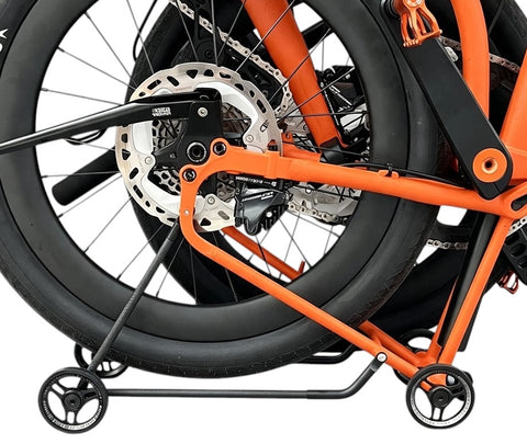 Union Jack Carbon+Titanium Rear Rack for Brompton Bicycle G Line