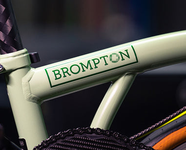 F4 Brompton Bicycle Frame Waterproof Sticker