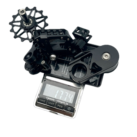 Union Jack 7 Speed Derailleur & Tensioner Set for Brompton Bicycle