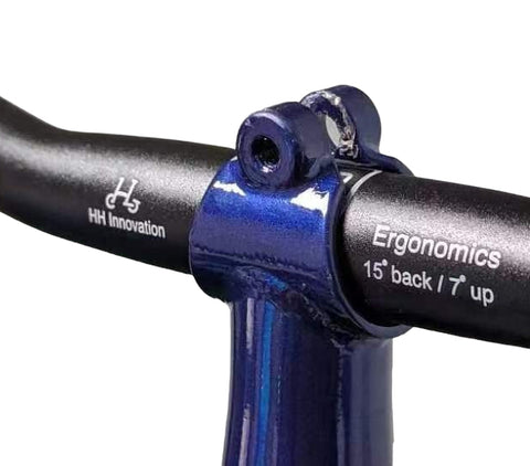 H&H Wide Angle Aluminium S Handlebar for Brompton Bicycle