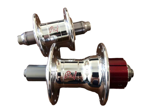 Philwood 28H Front and Rear Hub Set for Brompton Bicycle