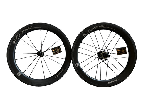 Hubsmith Bumbee CA349 4-5 SP Carbon Wheelset for Brompton Bicycle