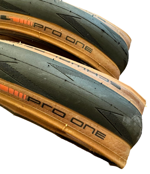 Schwalbe Pro One 30-349 Bicycle Tyre Brown Wall