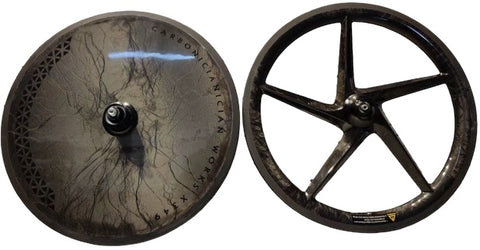 Carbonician 16" 349 7 Speed Disc Carbon Wheelset Brompton Bicycle