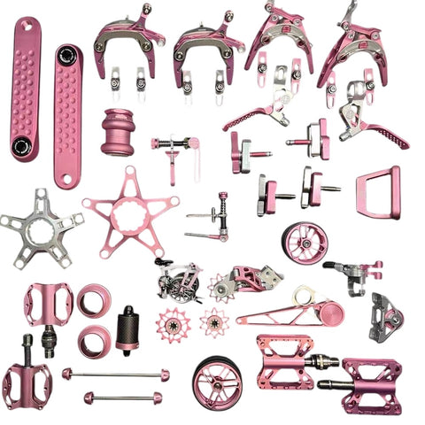Union Jack Sakura Pink Group Set for Brompton Bicycle