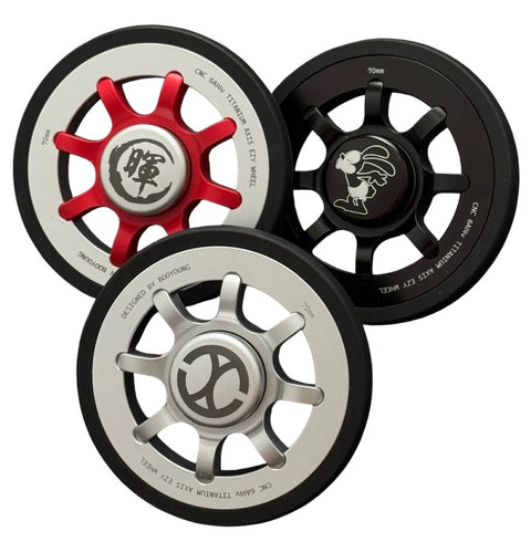BOOYOUNG 70mm Easy Wheels for Brompton Bicycle