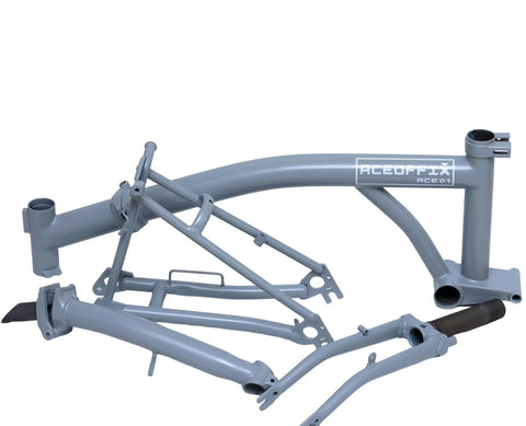 Aceoffix Replacment 4130 Steel Frame / Triangle / Fork / Stem Set for Brompton Bicycle