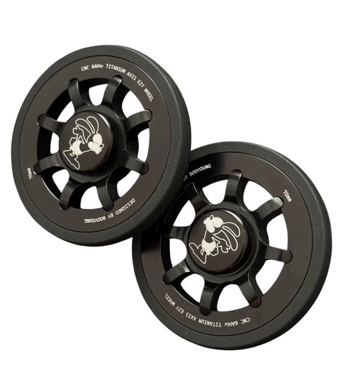 BOOYOUNG 70mm Easy Wheels for Brompton Bicycle