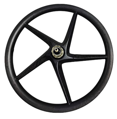 Dairs Cycle 16" 349 5 Spokes Carbon Wheelset for Brompton Bicycle