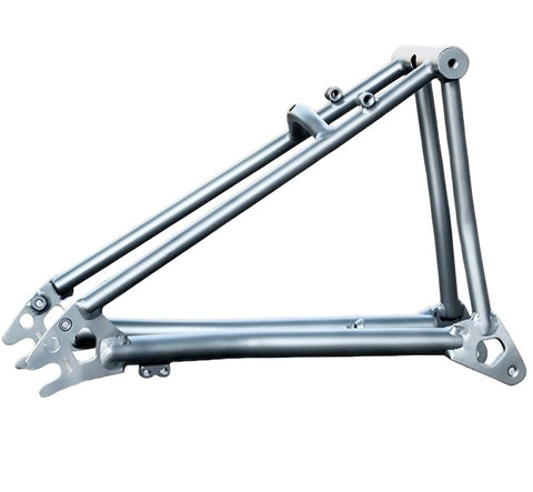 Comeplay Titanium P Line Titanium Fork + Rear Triangle Set for Brompton Bicycle