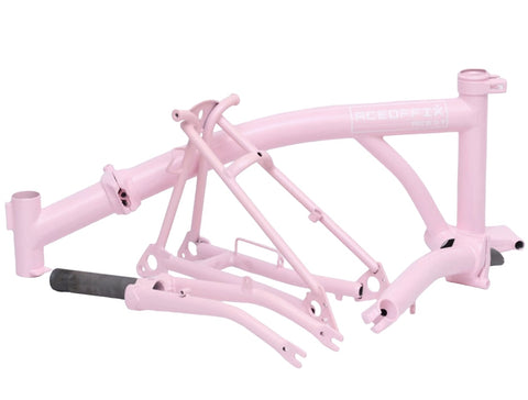 Aceoffix Replacment 4130 Steel Frame / Triangle / Fork / Stem Set for Brompton Bicycle