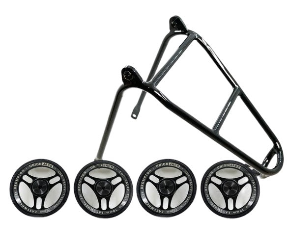 Stylish Brompton Rack No Easy Wheels Ultra Lightweight Mini Rear Rack ...