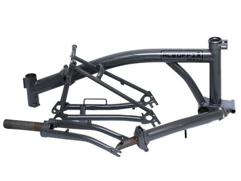 Aceoffix Replacment 4130 Steel Frame / Triangle / Fork / Stem Set for Brompton Bicycle