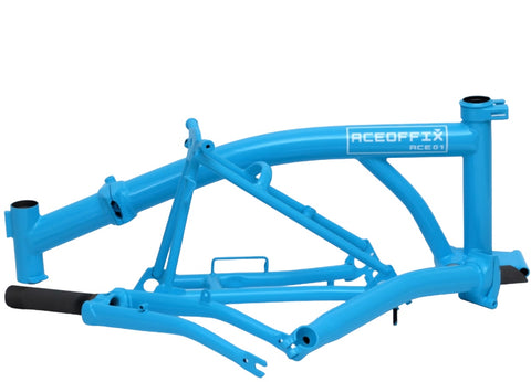 Aceoffix Replacment 4130 Steel Frame / Triangle / Fork / Stem Set for Brompton Bicycle
