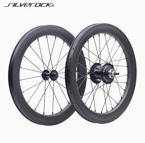 Silverock 16" 349 6 Speed Carbon Wheelset for Brompton Bicycle