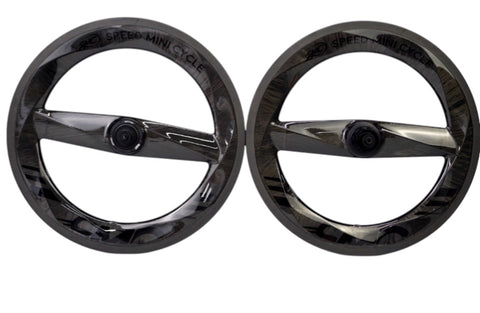 SMC 16" 349 Straight-Blade 7 Speed Carbon Wheelset for Brompton Bicycle