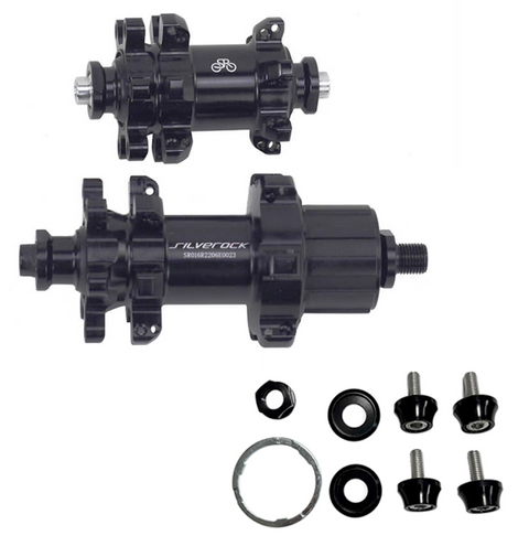 Silverock Straight Pull Disc Brake Hub Set for Brompton Bicycle