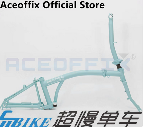 Aceoffix Replacment 4130 Steel Frame / Triangle / Fork / Stem Set for Brompton Bicycle