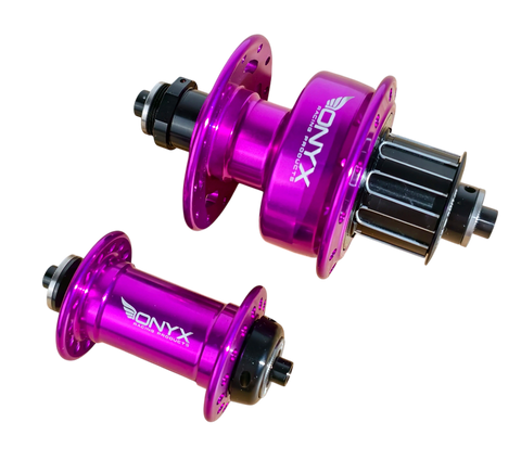 ONYX 7 Speed Front and Rear Hub Set for Brompton Bicycle