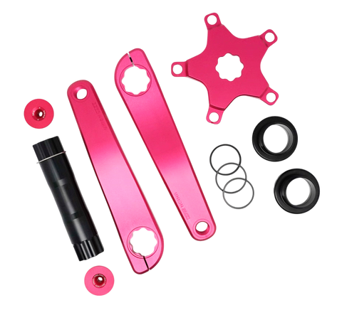Union Jack BCD110 BB30 CNC Offset Crankset for Brompton Bicycle