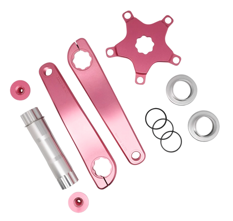 Union Jack BCD110 BB30 CNC Offset Crankset for Brompton Bicycle