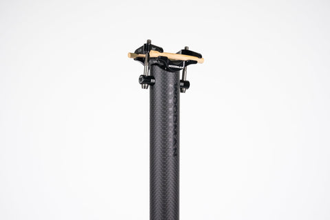 WOOdman Carbo GT2 Ti Carbon Seatpost for Brompton Bicycle