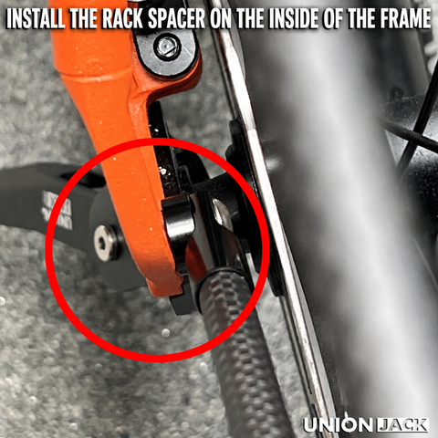 Union Jack Carbon+Titanium Rear Rack for Brompton Bicycle G Line