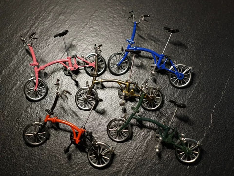 1/10 Brompton Bicycle Plastic Model