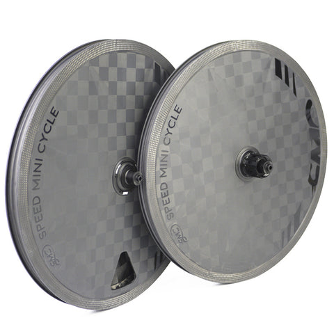 SMC 7 Speed 16" 349 Carbon Disc Wheels for Brompton Bicycle