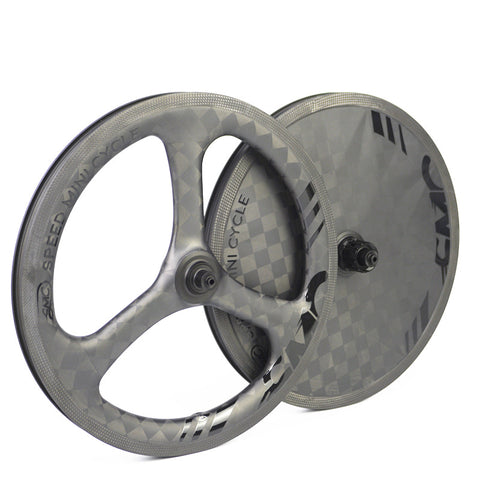 SMC 7 Speed 16" 349 Carbon Disc Wheels for Brompton Bicycle