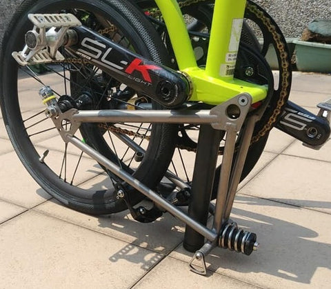 H&H Titanium Easy Stand V2 for Brompton Bicycle