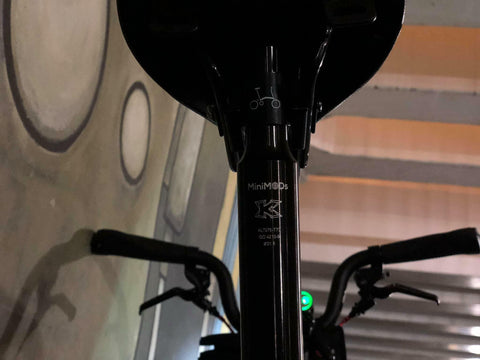MiniMods x KCNC Groovy Anti-Slip Aluminum Seatpost for Brompton Bicycle