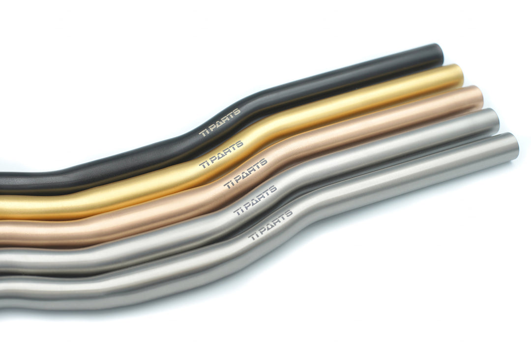 Titanium Riser Ti Parts Workshop 25.4 x 560mm Titanium Riser Handlebar for Brompton B ...