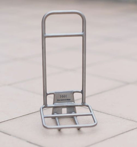 H+H Titanium Front Rack for Brompton Bicycle