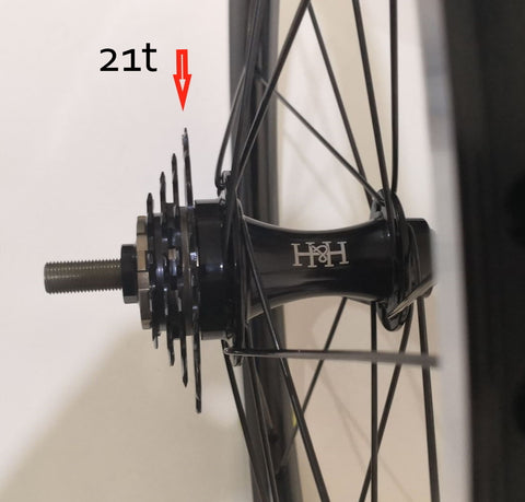 MiniMods X3 Unibody Cog Set 11-14-17T for Brompton Bicycle