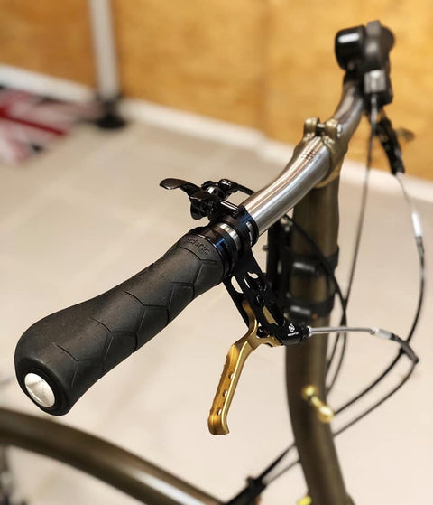 H&H Titanium Ergonomic  Handlebar for Brompton Bicycle