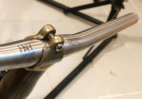 H&H Titanium Ergonomic  Handlebar for Brompton Bicycle
