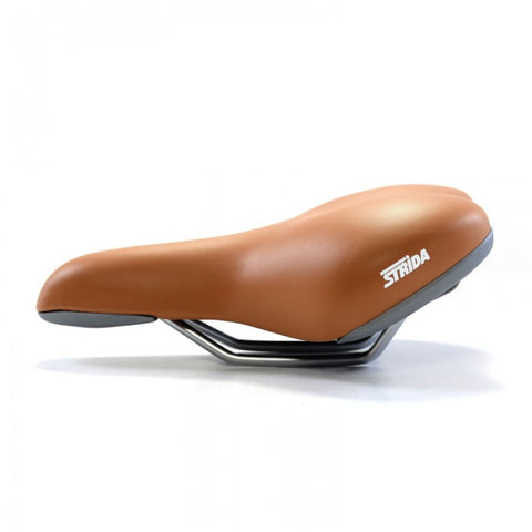 STRIDA Bike Comfort Gel Saddle brown