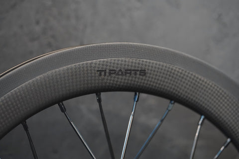SMC x Ti Parts Workshop 38mm Carbon Wheelset for Brompton Bicycle 6 Speed