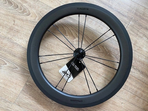 SMC x Ti Parts Workshop 38mm Carbon Wheelset for Brompton Bicycle 6 Speed