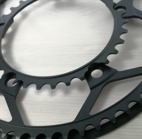 H&H BCD130 54/33T 50/33T Unibody CNC Duo-Chainring for Brompton Bicycle