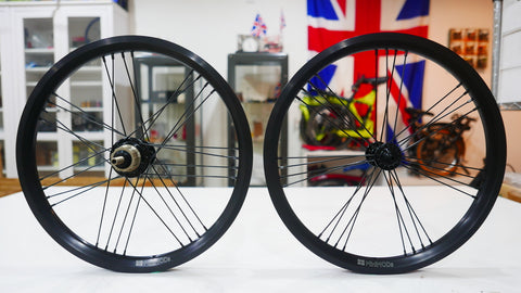 MiniMODS 28H 7 Star 2-4 Speed Wheelset for Brompton Bicycle