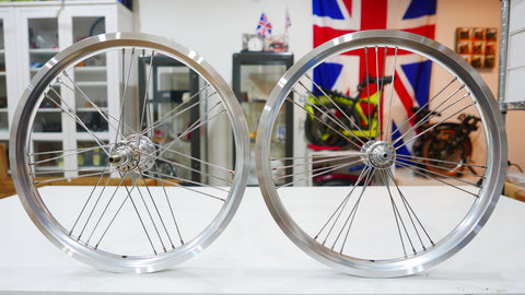 MiniMODS 28H 7 Star 2-4 Speed Wheelset for Brompton Bicycle