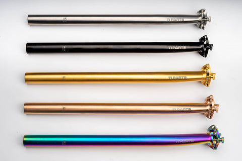 Ti Parts Workshop Titanium Seatpost for Helix Folding Bicycle