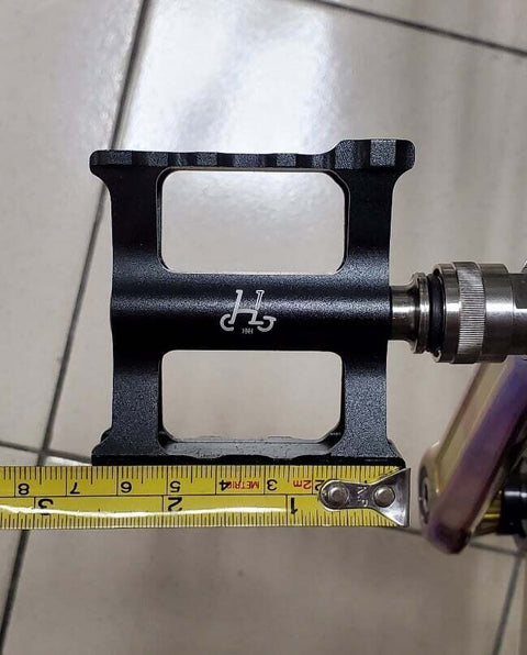 H&H CNC Titanium Spindle Left Detachable Pedals for Brompton Bicycle