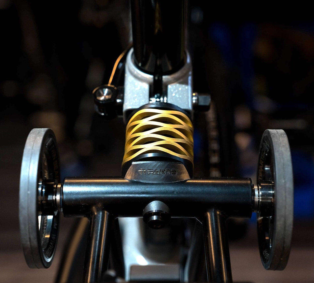 Matumura Kohki Scrowave Springs Suspension for Brompton P/T Line Bicyc ...