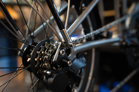Ti Parts Workshop Titanium + Carbon Rear Rack for Brompton Bicycle P/T Line