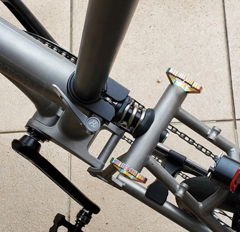 H&H Titanium Suspension for Brompton Bicycle P/T Line