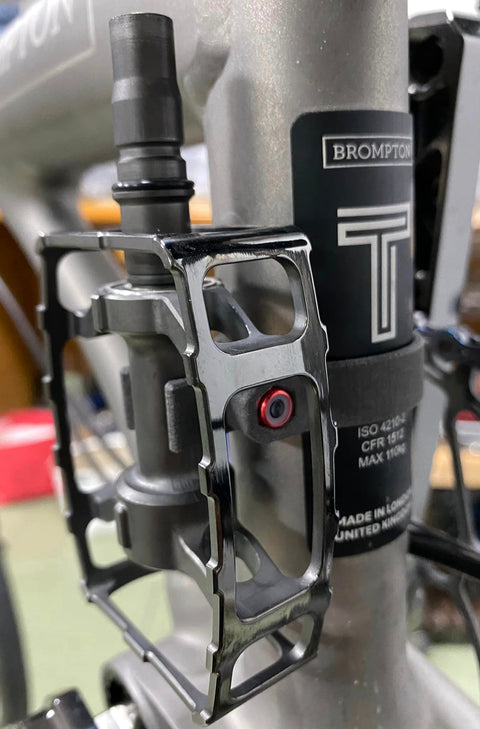 Thx4ride Single QR Titanium Pedals for Brompton Bicycle